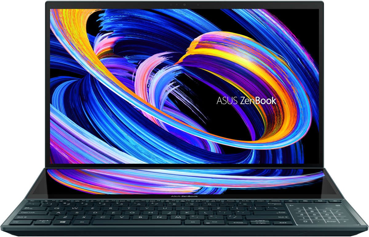 Laptop ASUS Zenbook Pro Duo 15 OLED UX582HM 15.6" (Core i7-11800H, 16Gb, 1Tb) Blue