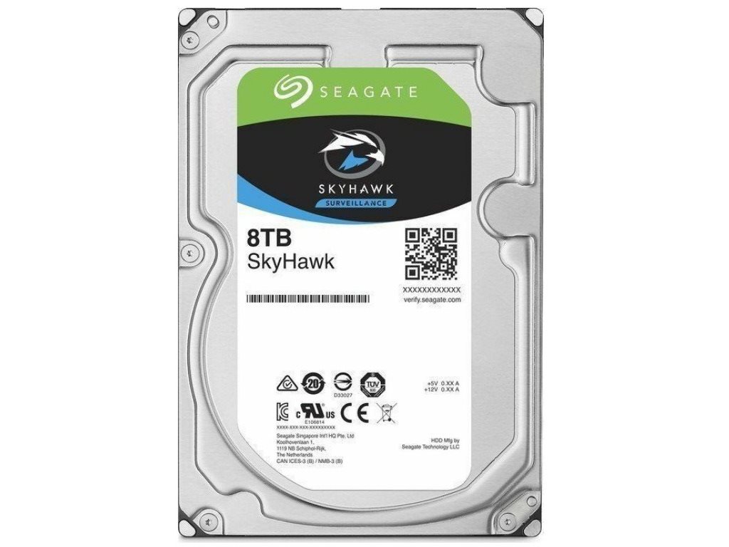 Жесткий диск HDD Seagate 8Tb SkyHawk (ST8000VX004)
