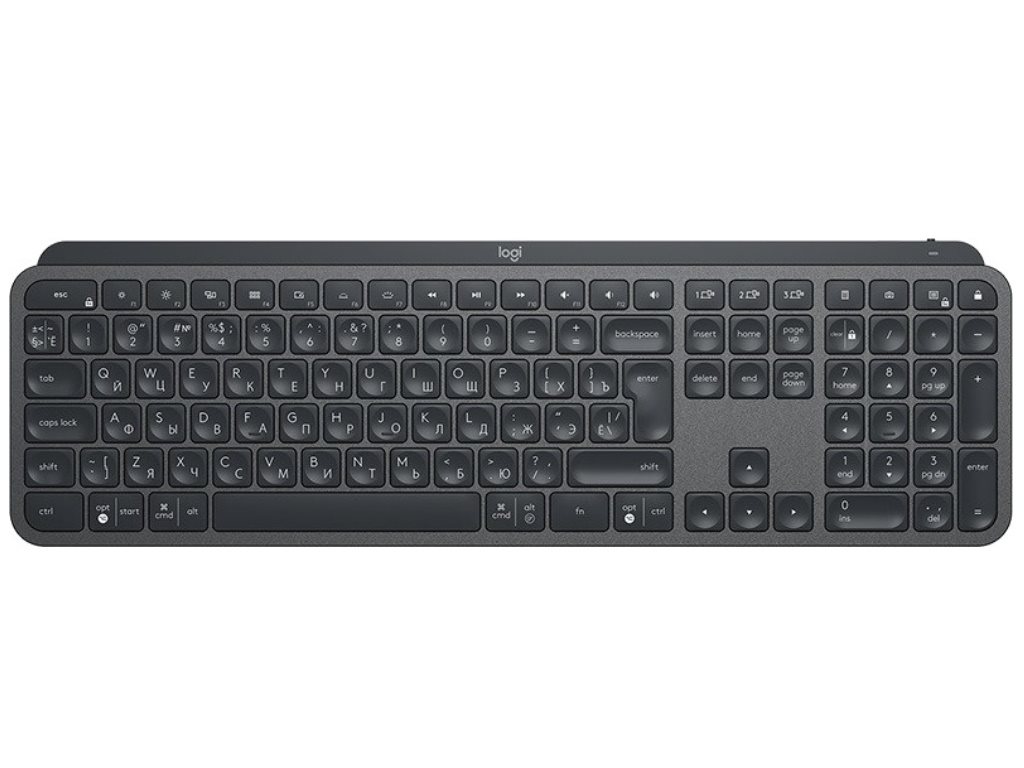 Клавиатура Logitech MX Keys Advanced Graphite