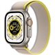 Ceas inteligent Apple Watch Ultra GPS + LTE 49mm MNHD3 Titanium Case Yellow/Beige Trail Loop - S/M