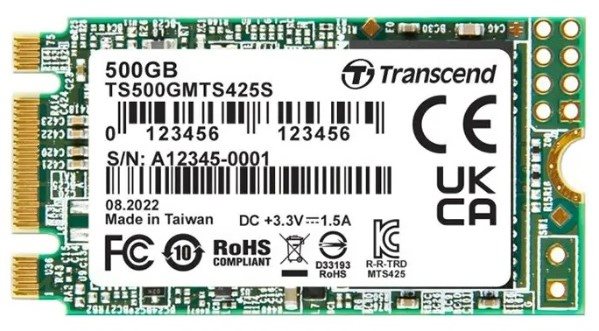 Накопитель SSD Transcend 500GB (TS500GMTS425S)