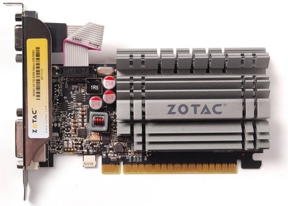 Placă video Zotac GeForce GT730 Zone Edition (2GB, GDDR3)