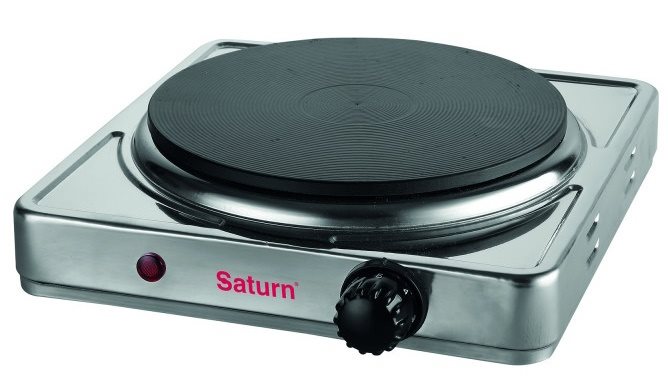 Настольная плита Saturn ST-EC0196 Inox