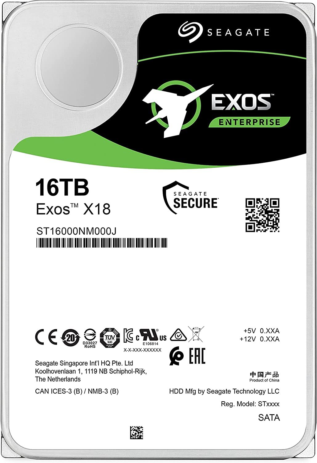 Hard disc HDD Seagate Enterprise Exos X18 ST16000NM000J 16TB