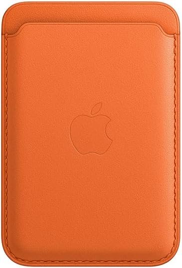 Чехол-Бумажник iPhone Leather wallet with MagSafe Orange