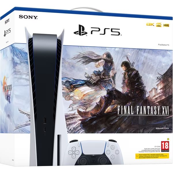 Console de jocuri Sony PlayStation 5 (Disk) 825ГБ + Final Fantasy XVI