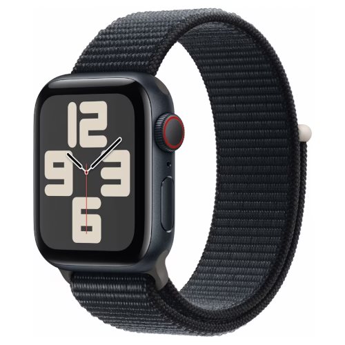 Умные часы Apple Watch SE (2023) GPS + LTE 44mm MRHC3 Midnight Al.Case, Midnight Sport Loop