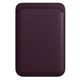 Husa Portmoneu iPhone Leather wallet with MagSafe Dark Cherry