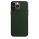 Husă Original iPhone 13 Pro Max Leather Case with MagSafe Sequoia Green