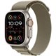Ceas inteligent Apple Watch Ultra 2 GPS + LTE 49mm MREX3 Titanium Case Olive Alpine Loop - Small