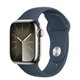 Умные часы Apple Watch Series 9 GPS+LTE 45mm MRMP3 Silver St. Steel, Blue Sport Band M/L