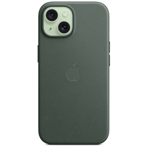 Husă Original iPhone 15 FineWoven Case with MagSafe Evergreen