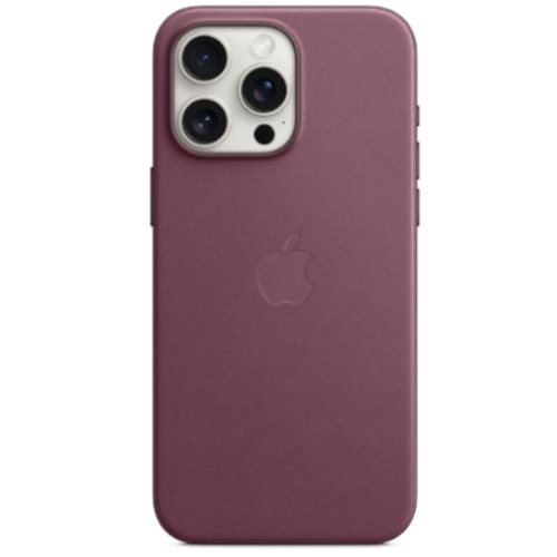 Husă Original iPhone 15 Pro Max FineWoven Case with MagSafe Mulberry