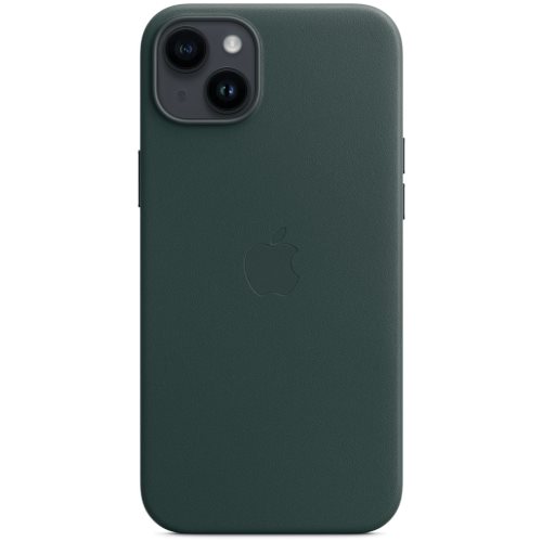 Husă Original iPhone 14 Plus Leather Case with MagSafe Forest Green