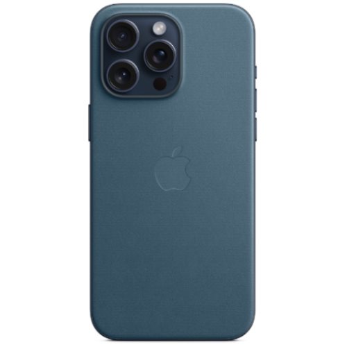 Husă Original iPhone 15 Pro Max FineWoven Case with MagSafe Pacific Blue