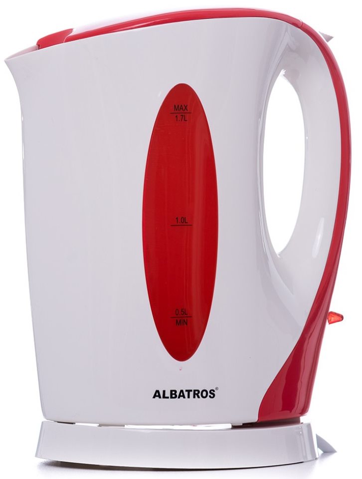 Чайник электрический Albatros Aquaria White/Red