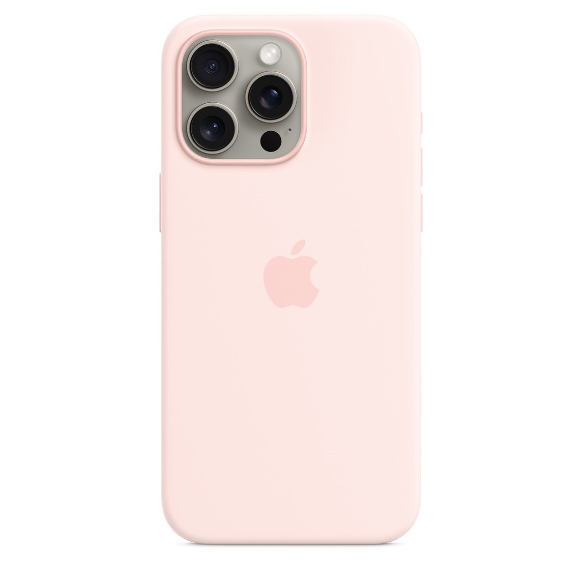 Чехол Original iPhone 15 Pro Max Silicone Case Light Pink