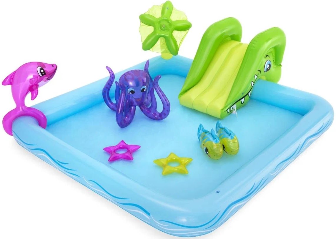 Игровой надувной центр для детей Bestway Aquarium 53052 Blue