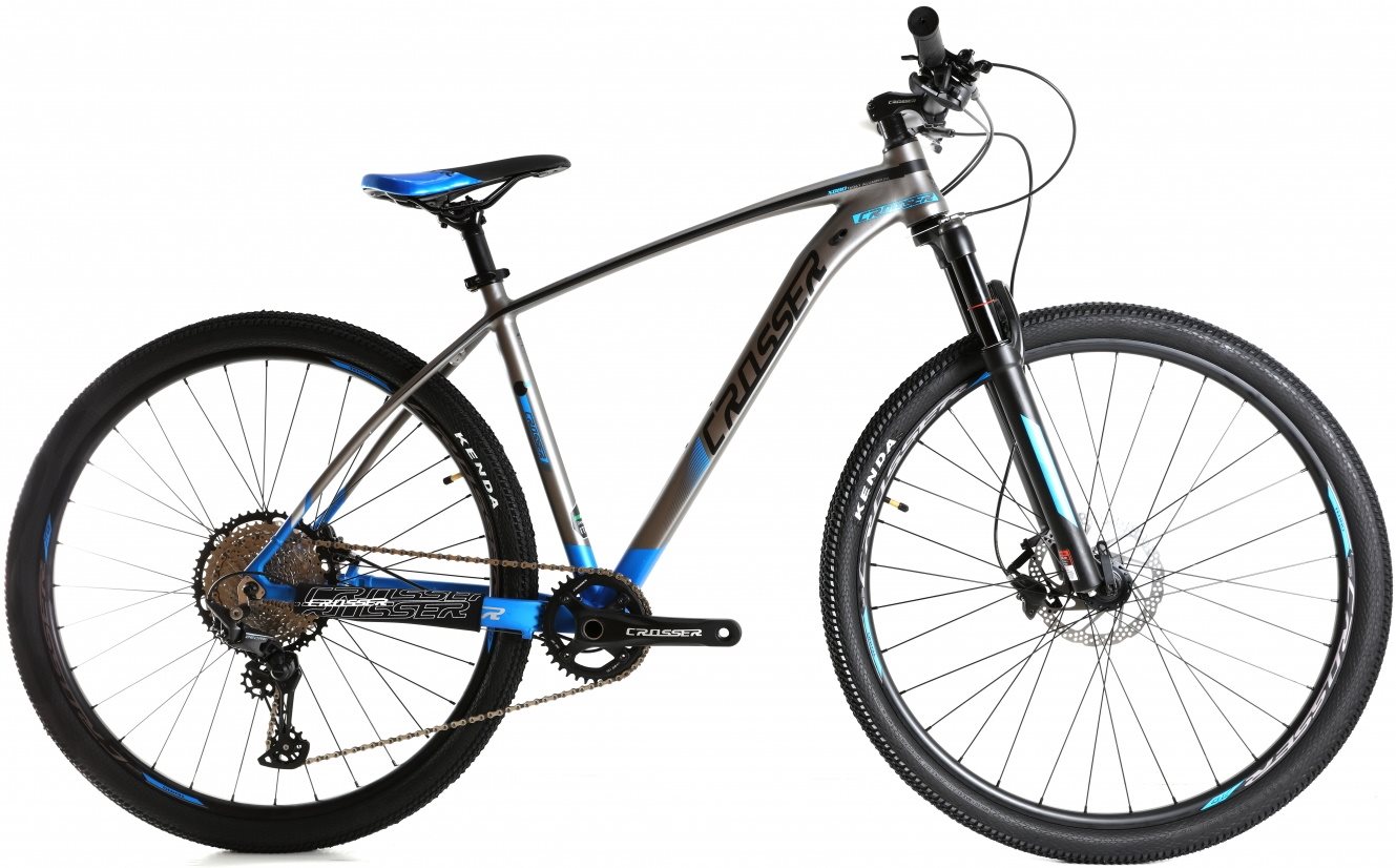 Велосипед Crosser X880 29 19 21S Shimano + Hydr Logan Gray, Blue