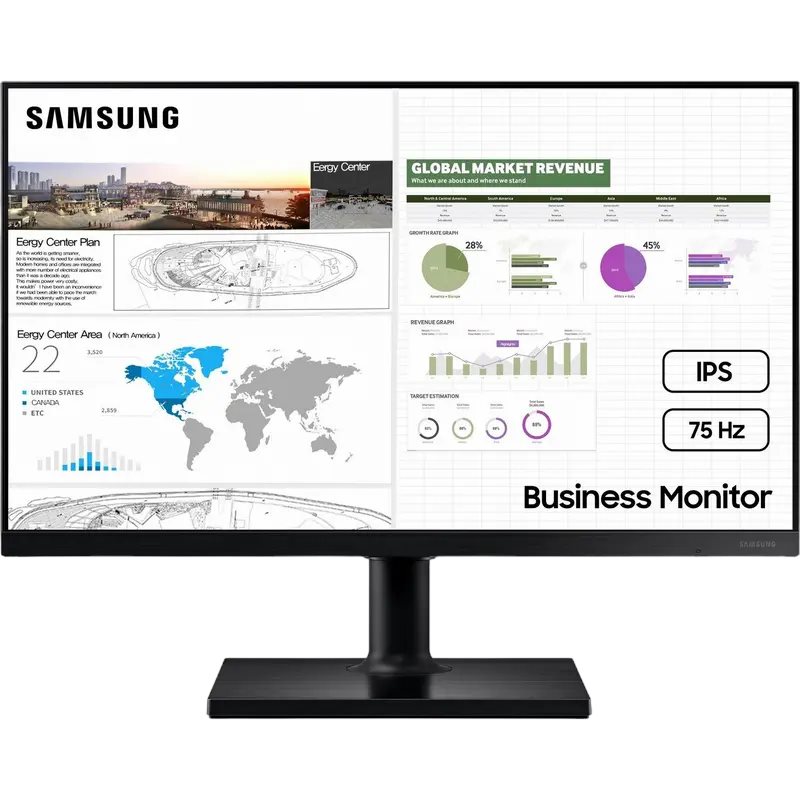 Monitor 23.8" SAMSUNG S24C430 Dark Gray