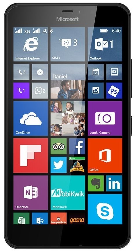 Microsoft Lumia 640 XL 3G Dual Sim 8Gb Black