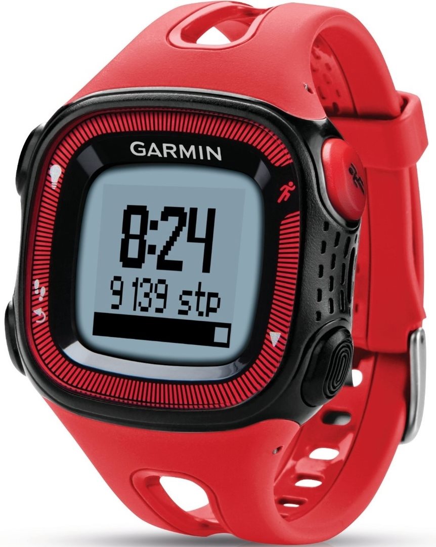 Смарт-часы Garmin Forerunner 15 Bundle GPS HRM Large Red Black